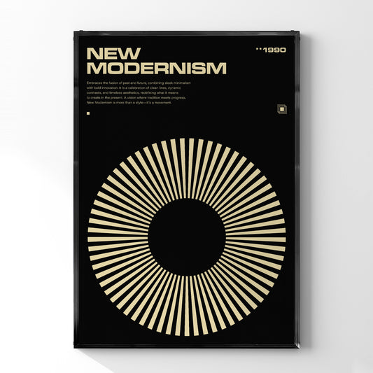「NEW MODERNISM」ニュー・モダニズムポスター