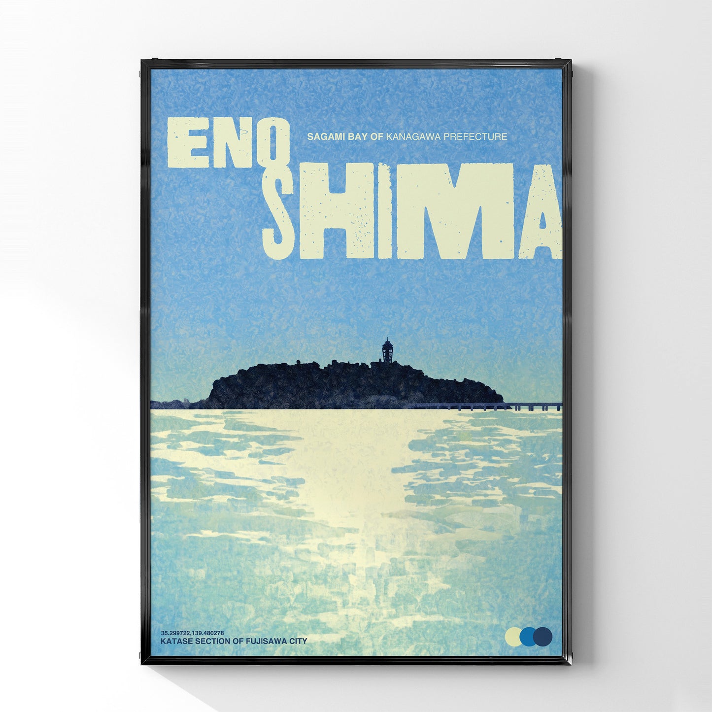 「ENOSHIMA」ヴィンテージトラベルポスター