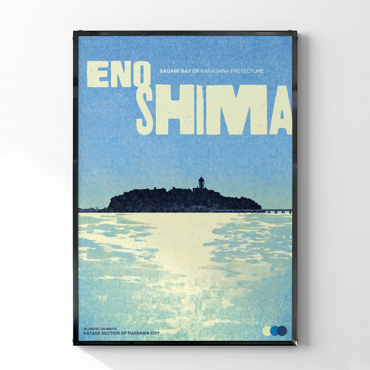 「ENOSHIMA」ヴィンテージトラベルポスター