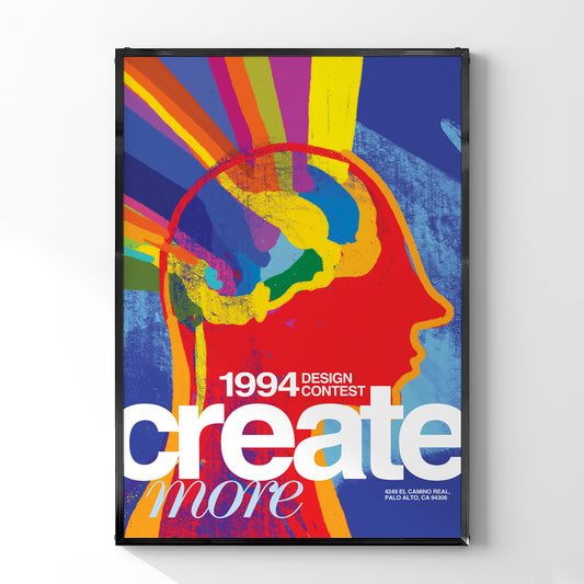 「create more」1994デザインコンテストポスター