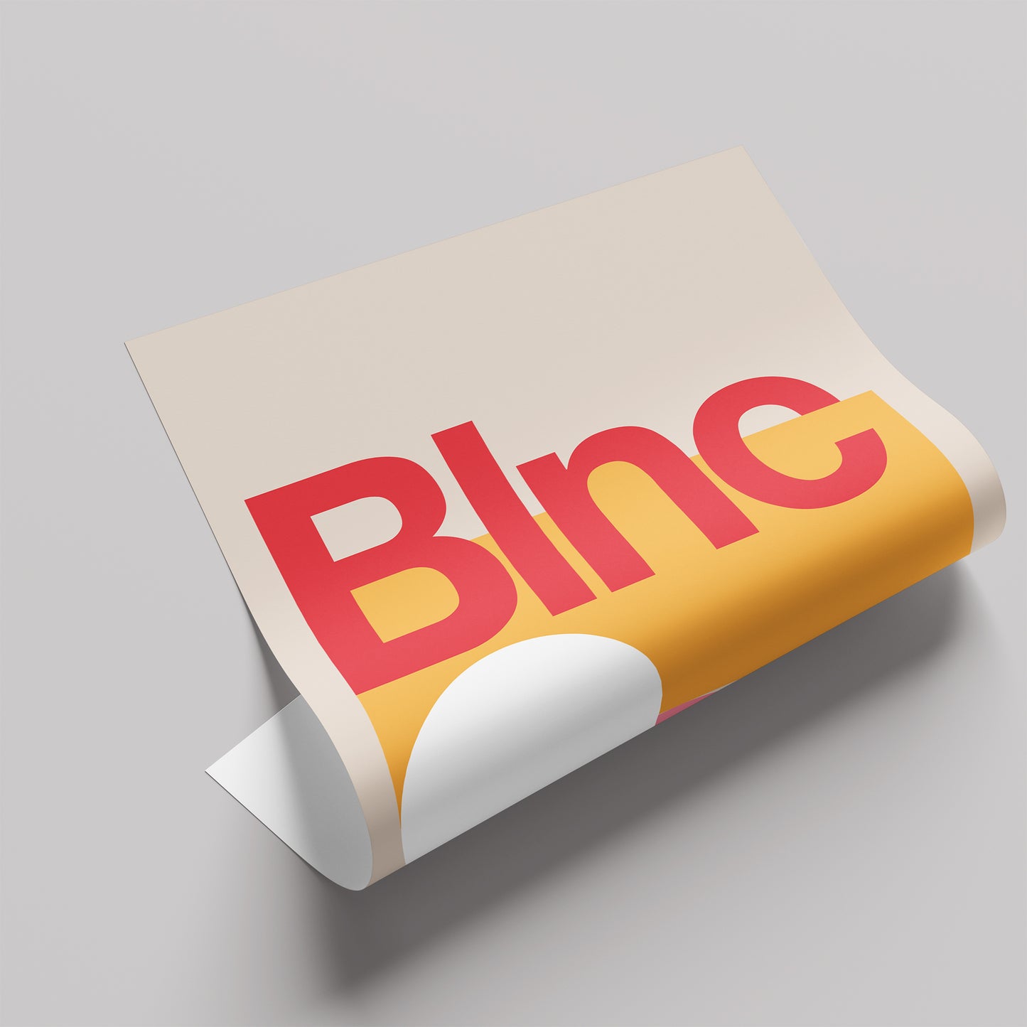 「Blnc」ミニマルグラフィックアートポスター