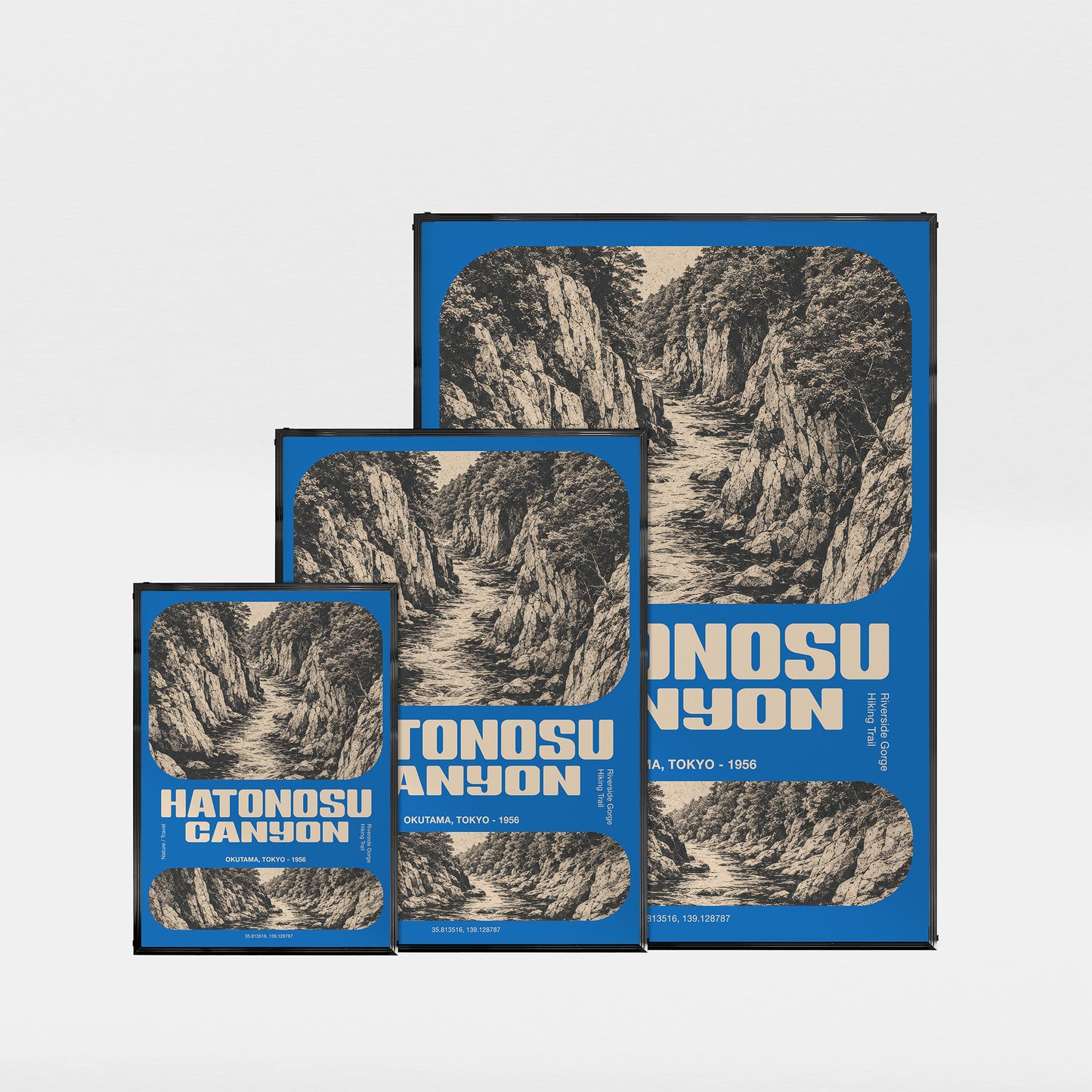 「HATONOSU CANYON」ヴィンテージトラベルポスター