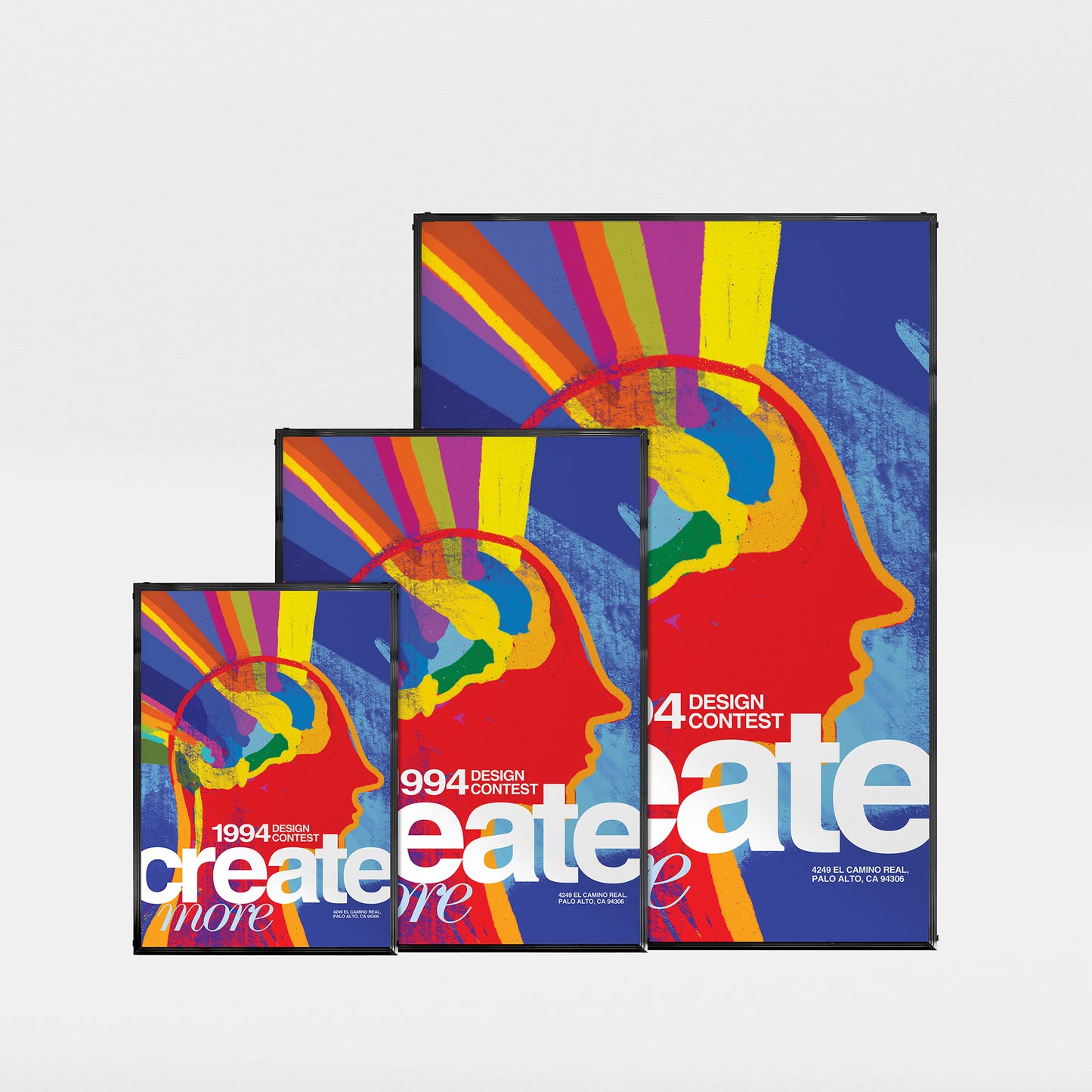 「create more」1994デザインコンテストポスター