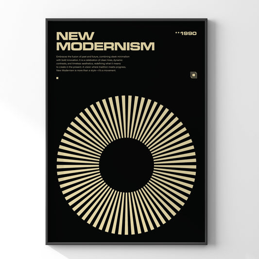 「NEW MODERNISM」ニュー・モダニズムポスター