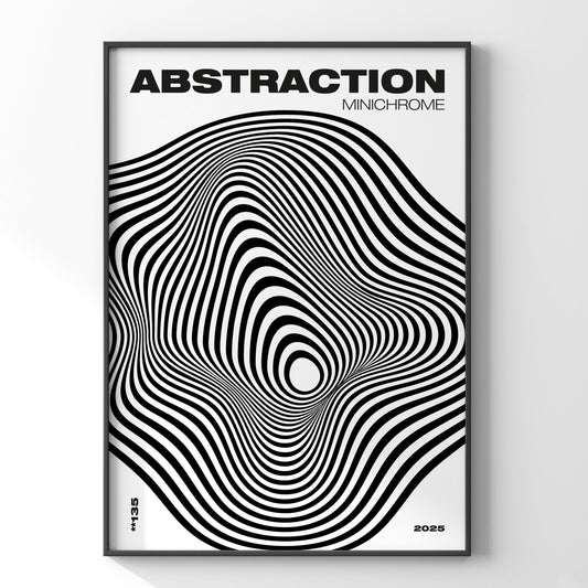 「ABSTRACTION」アブストラクトポスター