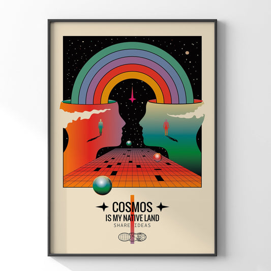 ヴィンテージレトロポスター 「COSMOS」