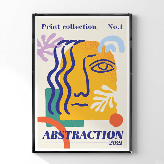アブストラクトポスター 「Abstraction N1」 - Ink Jp
