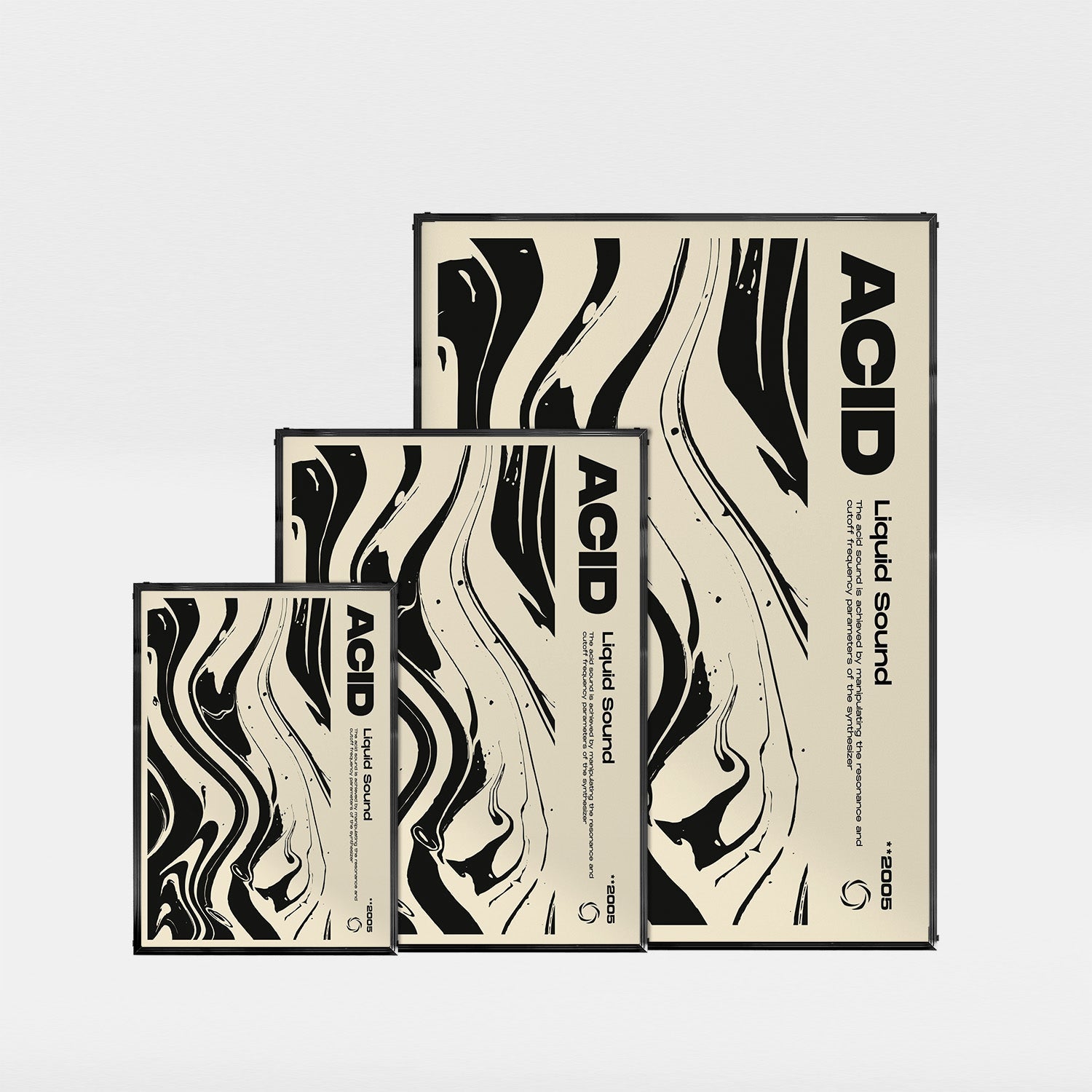 「ACID Liquid Sound 2005」ミュージックグラフィックポスター - Ink Jp