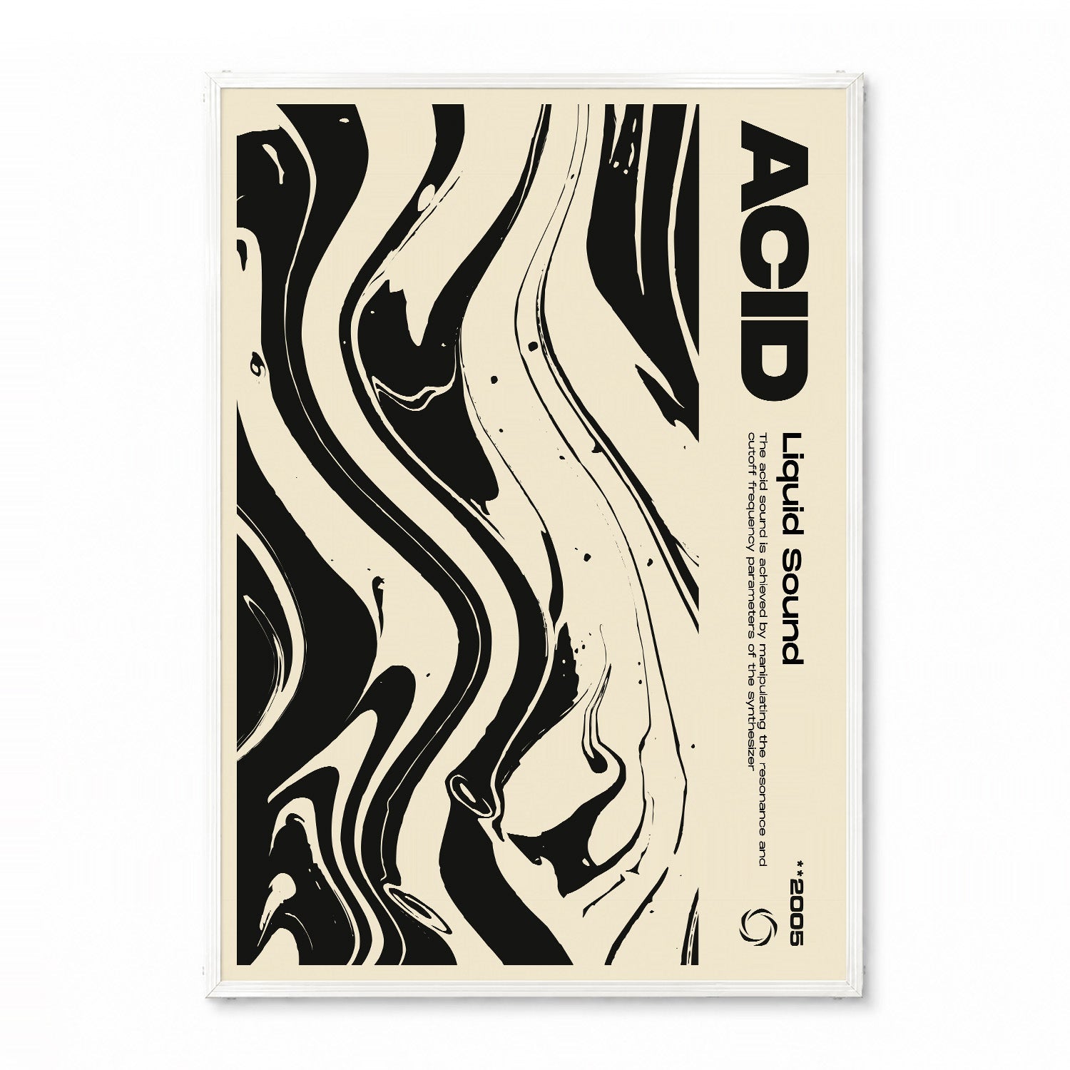 「ACID Liquid Sound 2005」ミュージックグラフィックポスター - Ink Jp