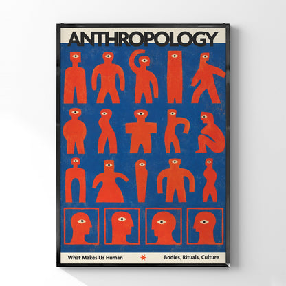 「ANTHROPOLOGY」ヴィンテージサイエンスポスター - Ink Jp