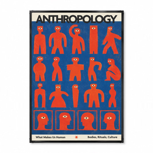 「ANTHROPOLOGY」ヴィンテージサイエンスポスター - Ink Jp