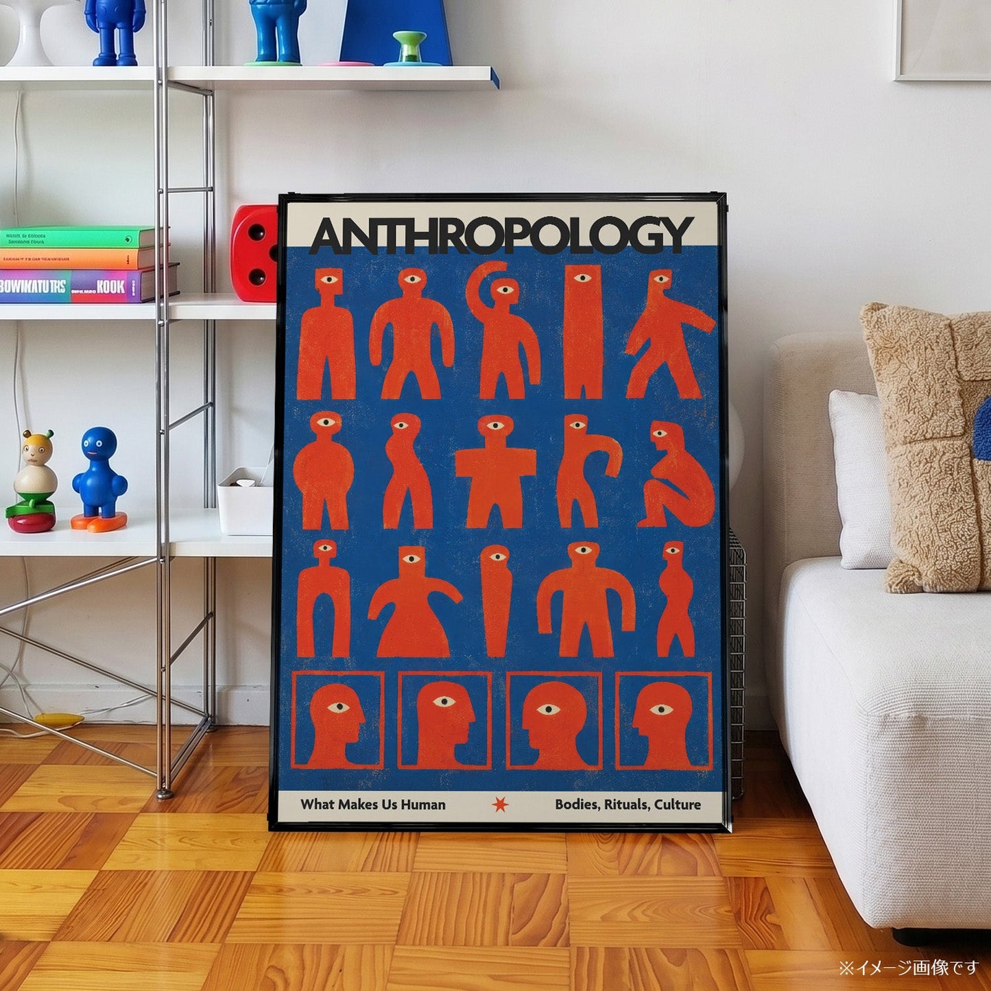 「ANTHROPOLOGY」ヴィンテージサイエンスポスター - Ink Jp