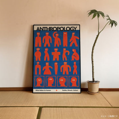 「ANTHROPOLOGY」ヴィンテージサイエンスポスター - Ink Jp