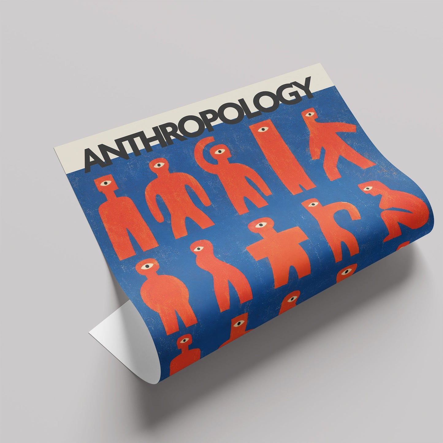 「ANTHROPOLOGY」ヴィンテージサイエンスポスター - Ink Jp