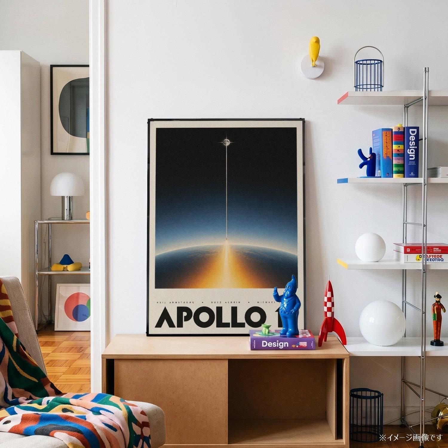 「APOLLO 11」スペースアートポスター - Ink Jp
