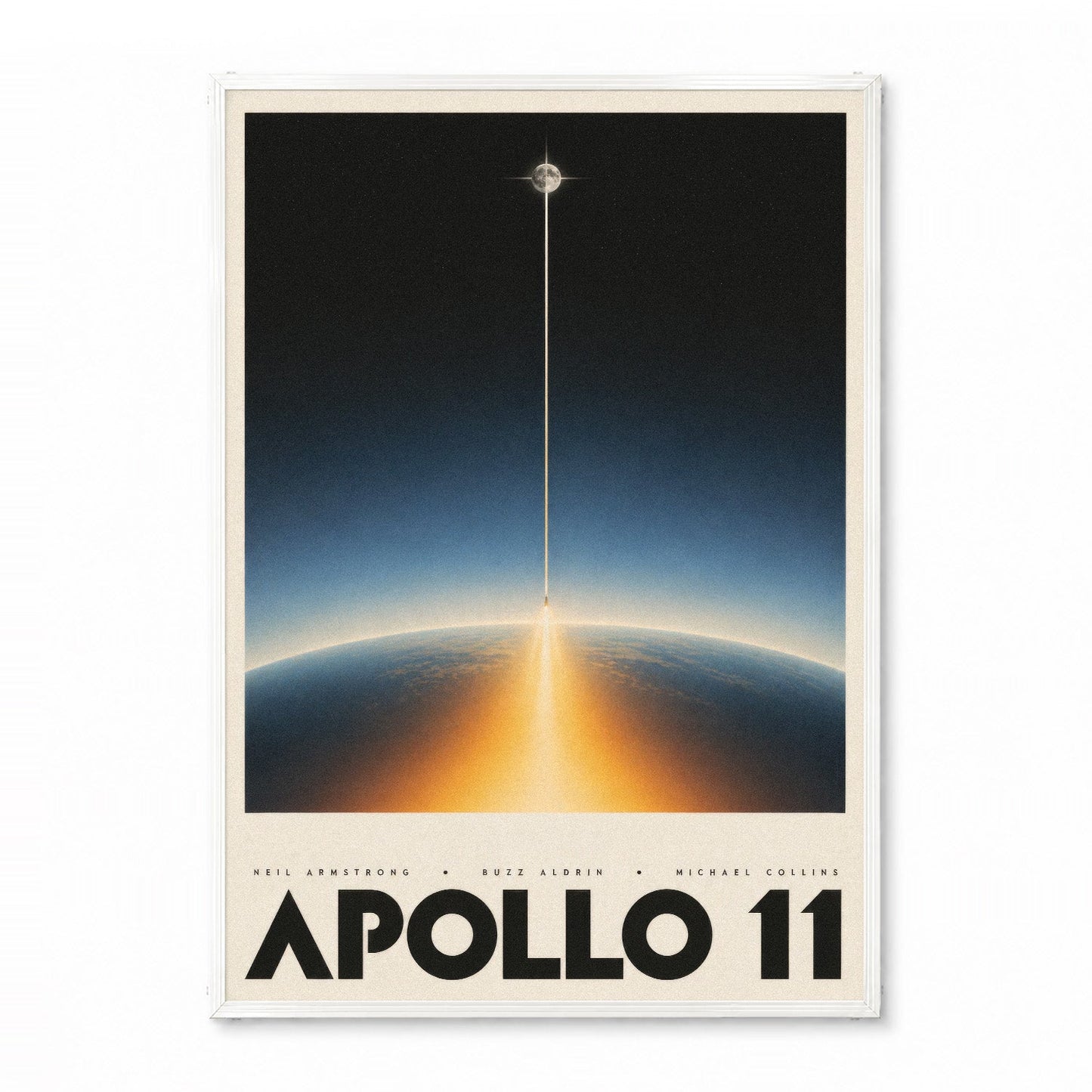「APOLLO 11」スペースアートポスター - Ink Jp
