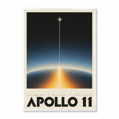 「APOLLO 11」スペースアートポスター - Ink Jp