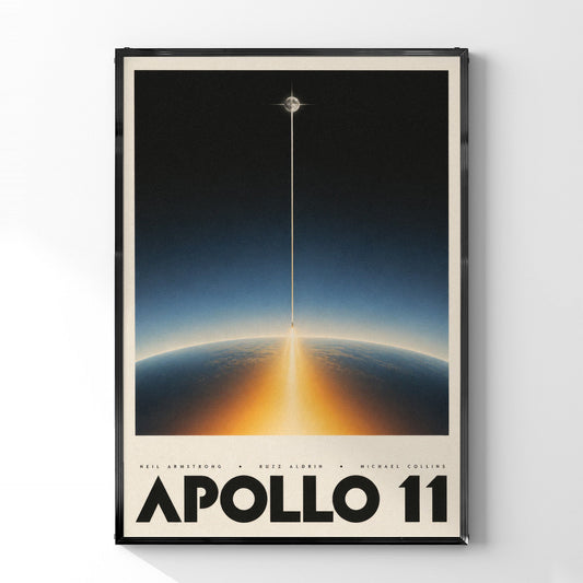 「APOLLO 11」スペースアートポスター - Ink Jp