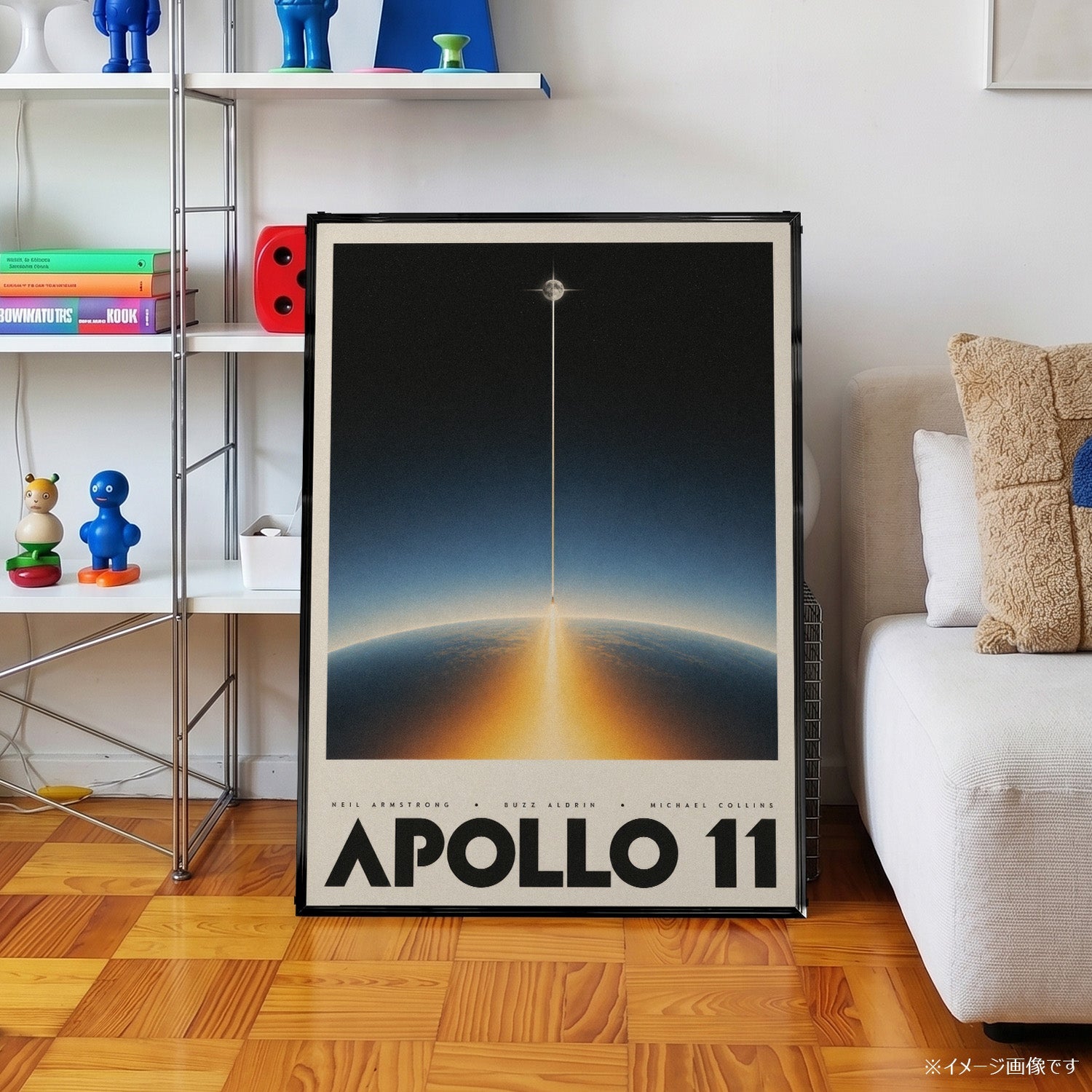 「APOLLO 11」スペースアートポスター - Ink Jp