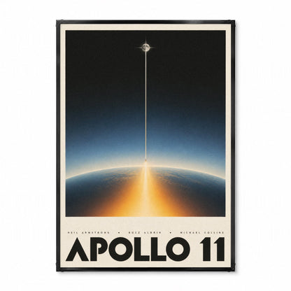 「APOLLO 11」スペースアートポスター - Ink Jp
