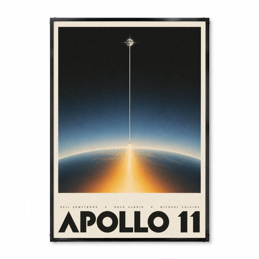 「APOLLO 11」スペースアートポスター - Ink Jp