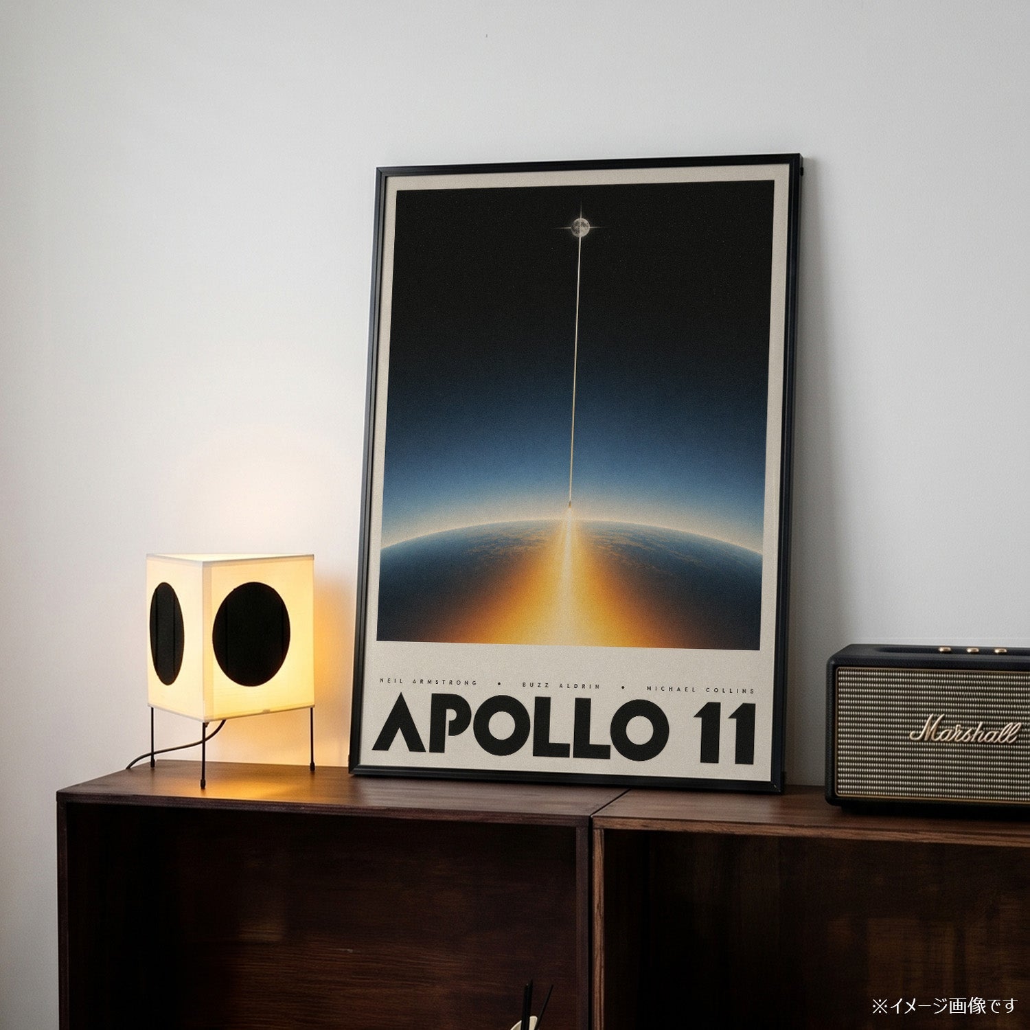 「APOLLO 11」スペースアートポスター - Ink Jp