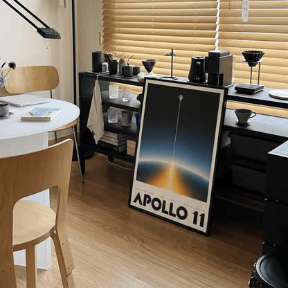 「APOLLO 11」スペースアートポスター - Ink Jp