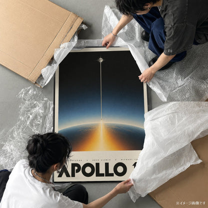 「APOLLO 11」スペースアートポスター - Ink Jp