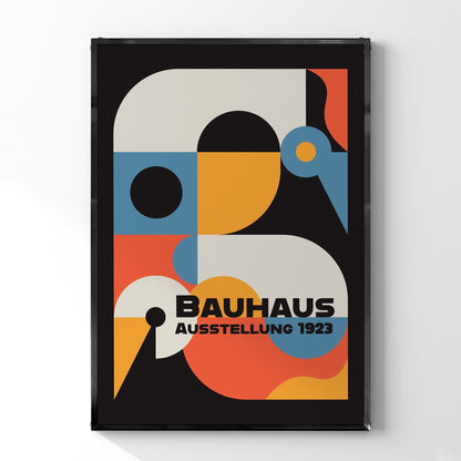 バウハウスデザインポスター AUSSTELLUNG 1923 - Ink Jp