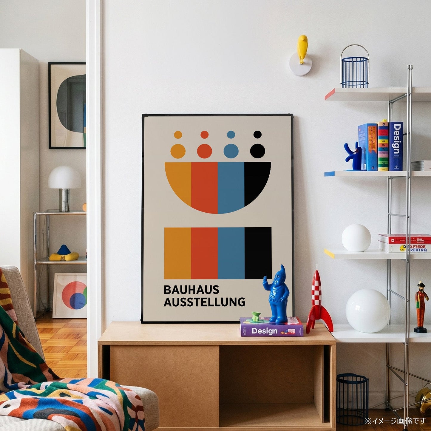 「BAUHAUS Ausstellung Color Palette」バウハウスデザインポスター - Ink Jp