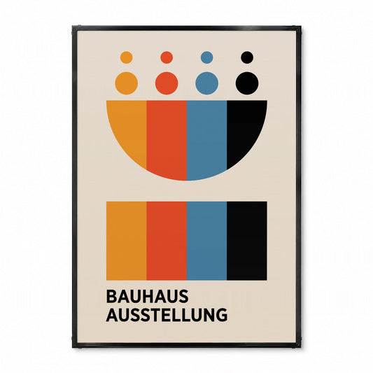 「BAUHAUS Ausstellung Color Palette」バウハウスデザインポスター - Ink Jp