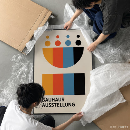「BAUHAUS Ausstellung Color Palette」バウハウスデザインポスター - Ink Jp