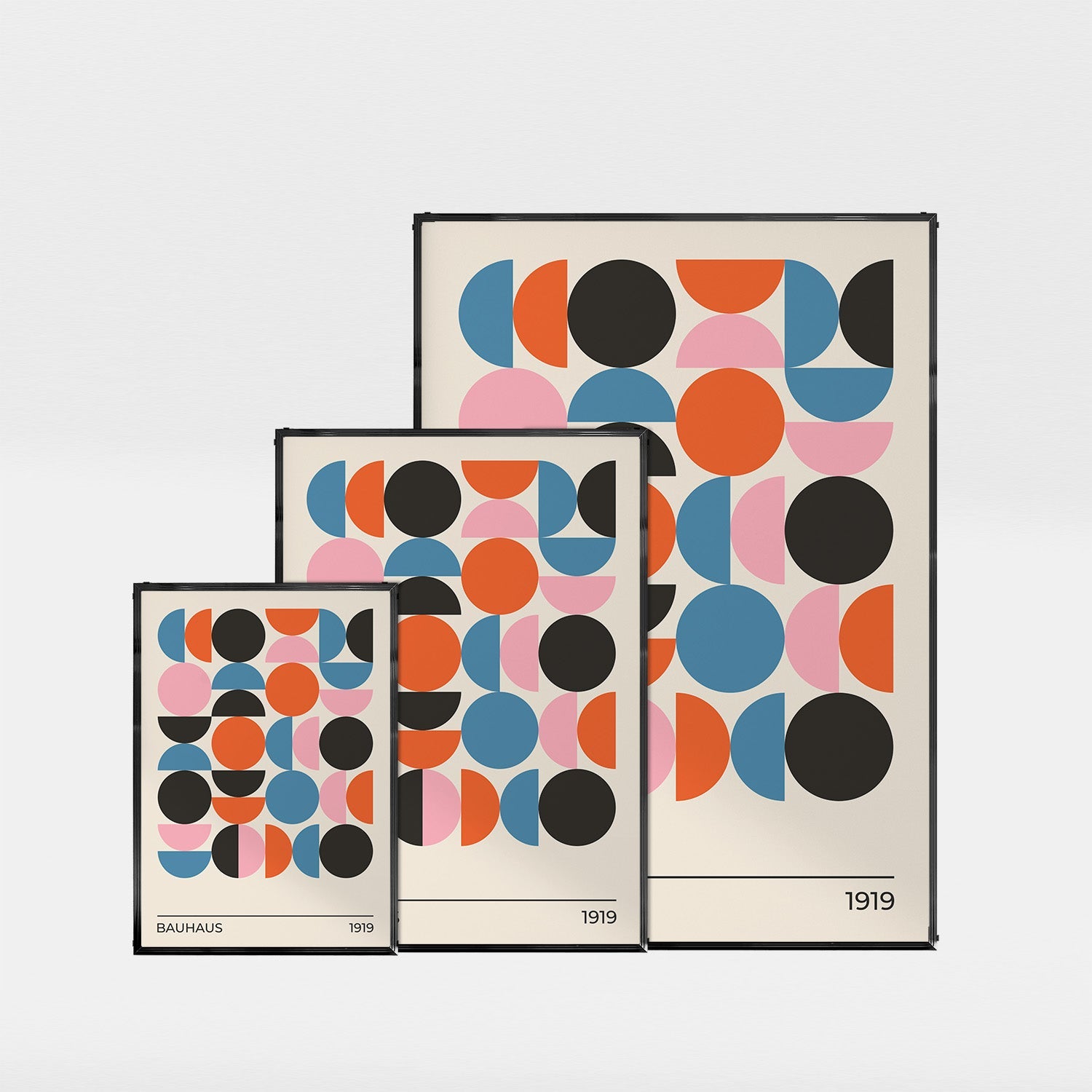 「BAUHAUS Circles 1919」バウハウスデザインポスター - Ink Jp
