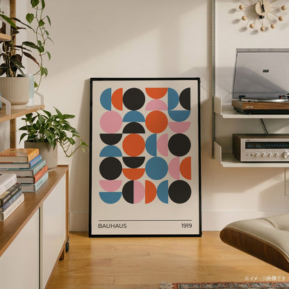 「BAUHAUS Circles 1919」バウハウスデザインポスター - Ink Jp