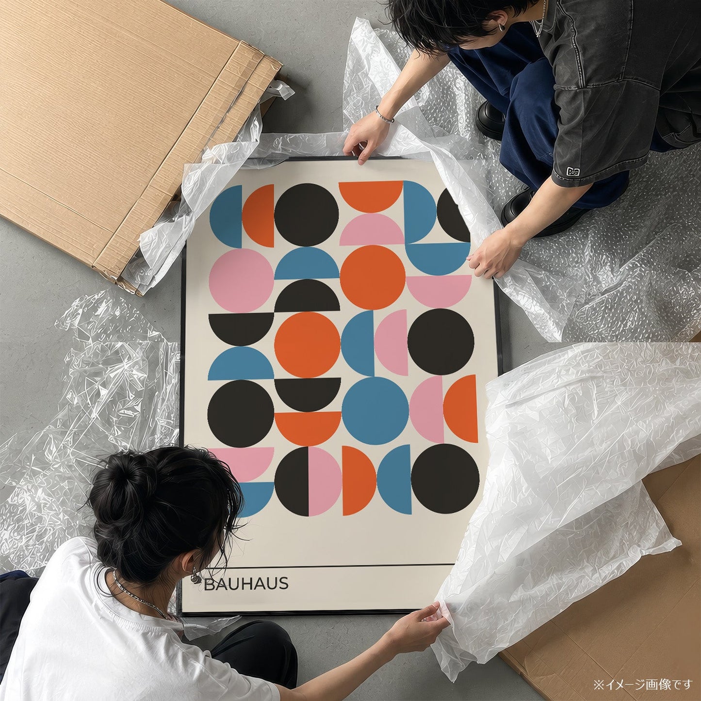 「BAUHAUS Circles 1919」バウハウスデザインポスター - Ink Jp