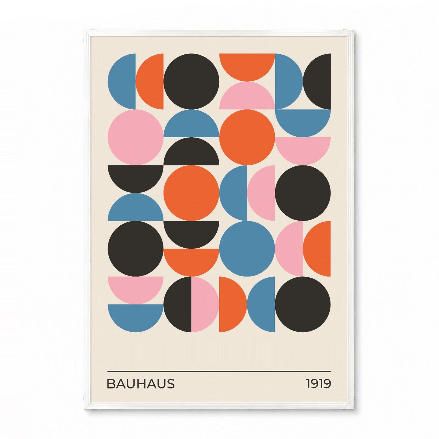 「BAUHAUS Circles 1919」バウハウスデザインポスター - Ink Jp