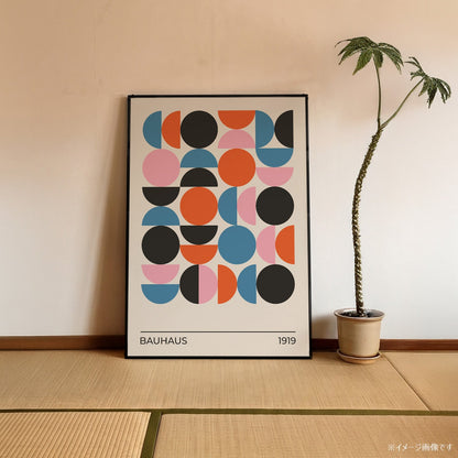 「BAUHAUS Circles 1919」バウハウスデザインポスター - Ink Jp