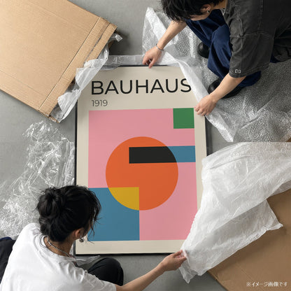 「BAUHAUS Composition 1919」バウハウスデザインポスター - Ink Jp
