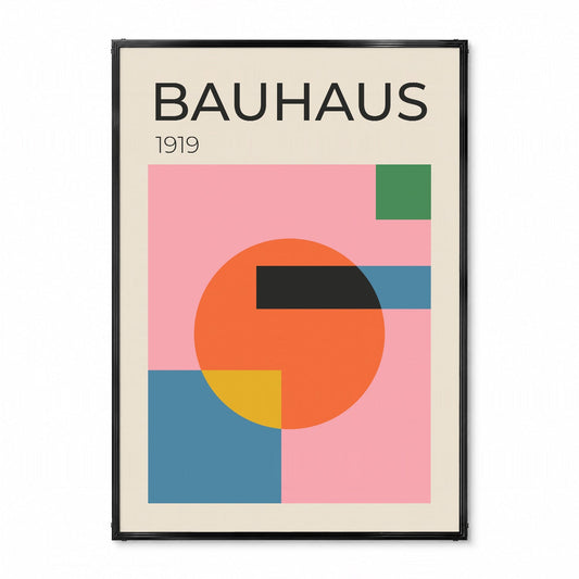 「BAUHAUS Composition 1919」バウハウスデザインポスター - Ink Jp