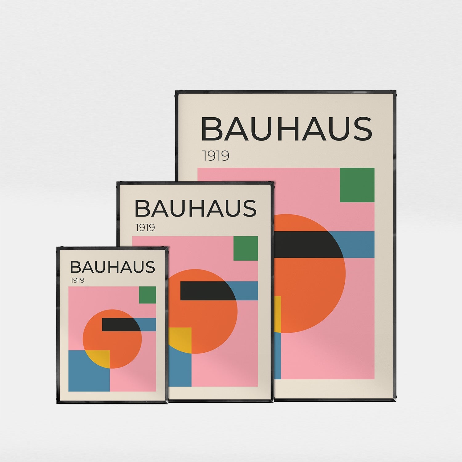 BAUHAUS Composition 1919」バウハウスデザインポスター – Ink Jp