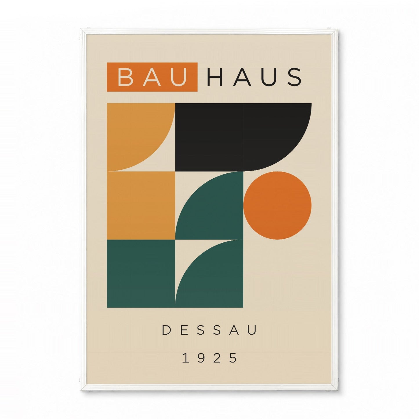 「BAUHAUS Dessau 1925」バウハウスデザインポスター - Ink Jp