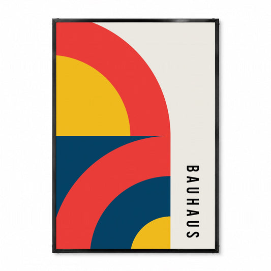 「BAUHAUS Double Arc」バウハウスデザインポスター - Ink Jp
