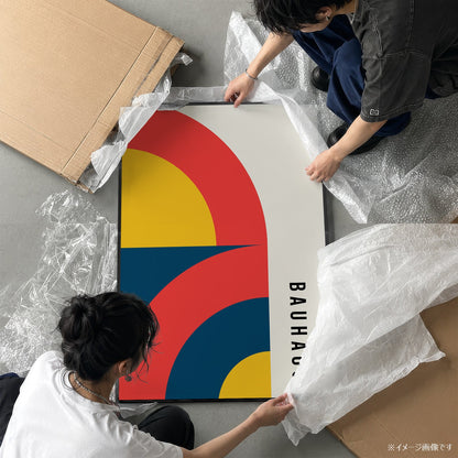 「BAUHAUS Double Arc」バウハウスデザインポスター - Ink Jp