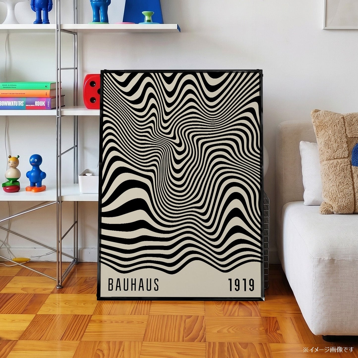 「BAUHAUS Mono Wave 1919」バウハウスデザインポスター - Ink Jp