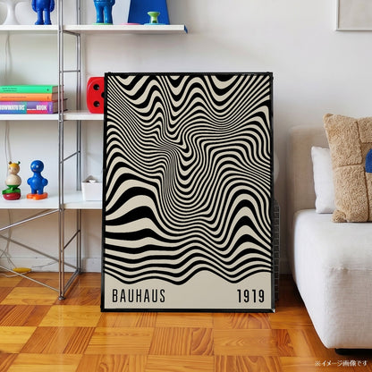「BAUHAUS Mono Wave 1919」バウハウスデザインポスター - Ink Jp