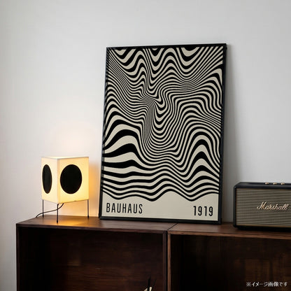 「BAUHAUS Mono Wave 1919」バウハウスデザインポスター - Ink Jp