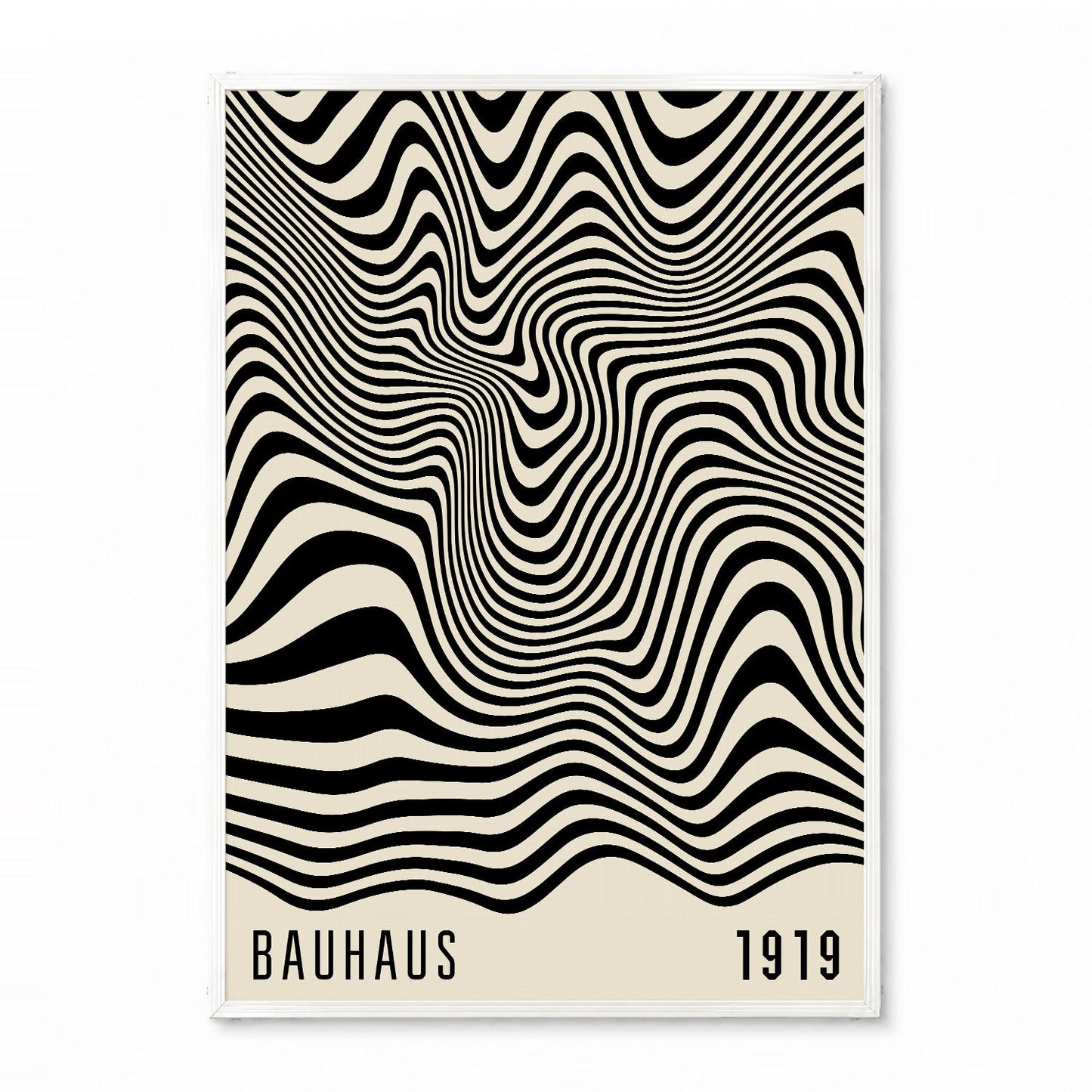 「BAUHAUS Mono Wave 1919」バウハウスデザインポスター - Ink Jp