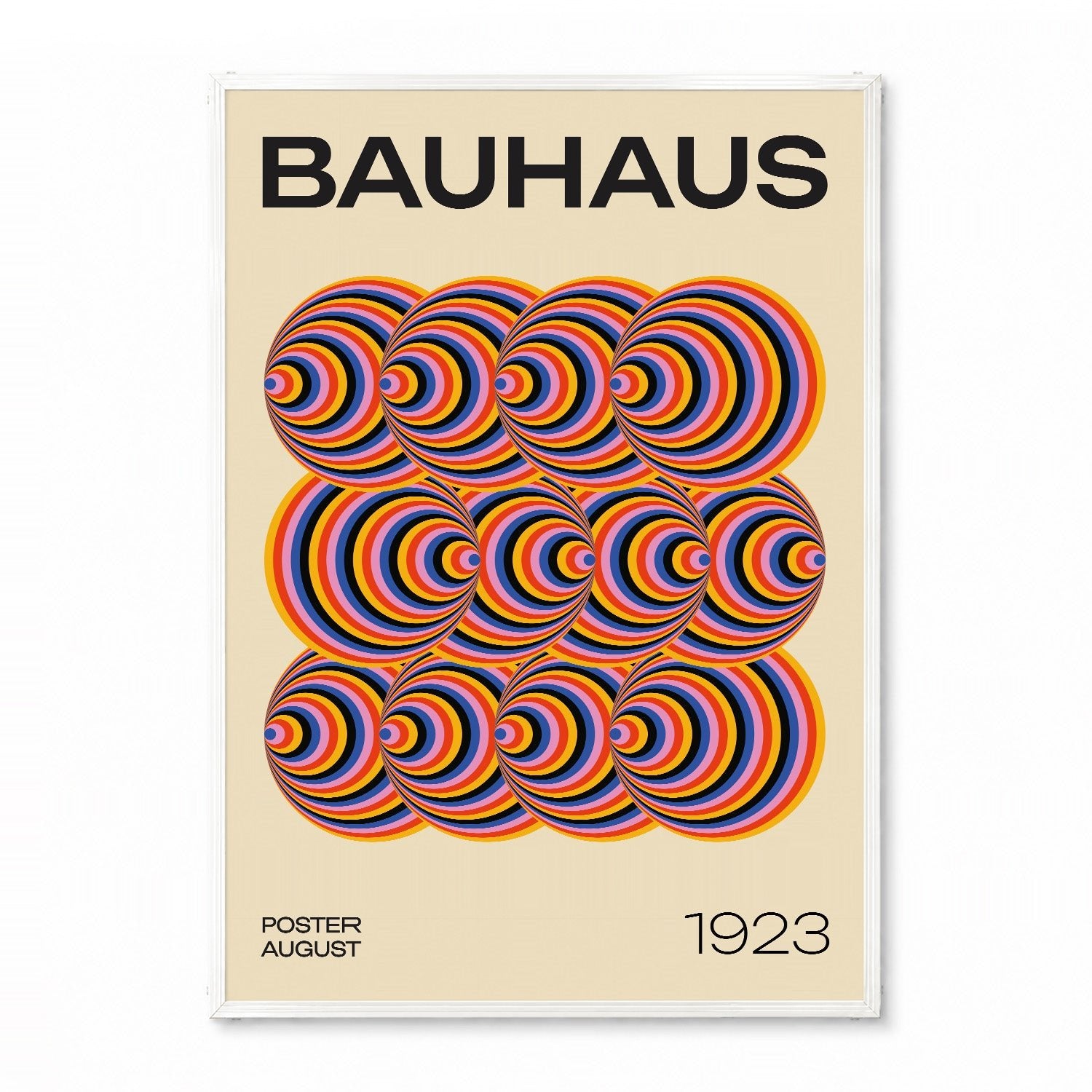 「BAUHAUS Poster August 1923」バウハウスデザインポスター - Ink Jp