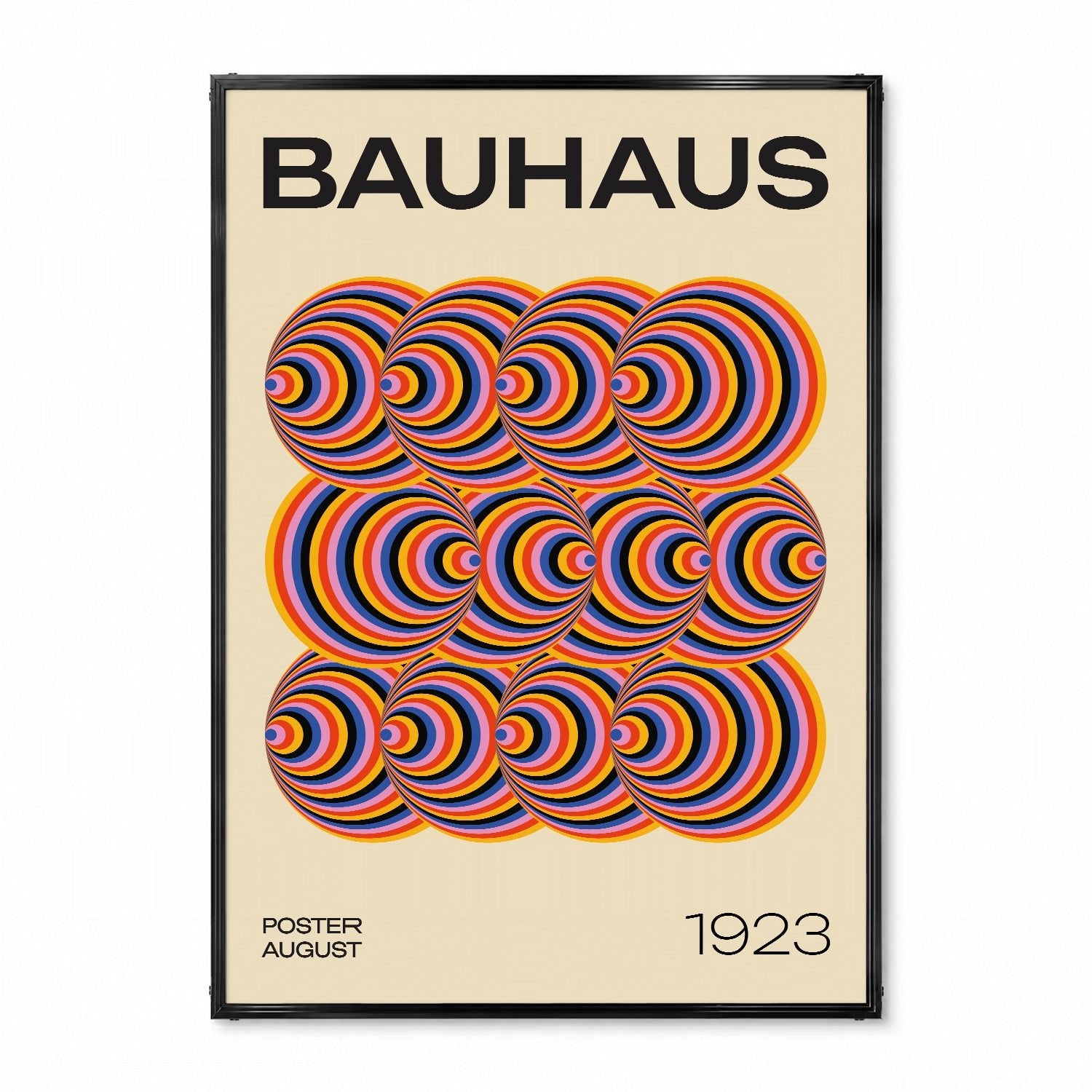 BAUHAUS Poster August 1923」バウハウスデザインポスター – Ink Jp