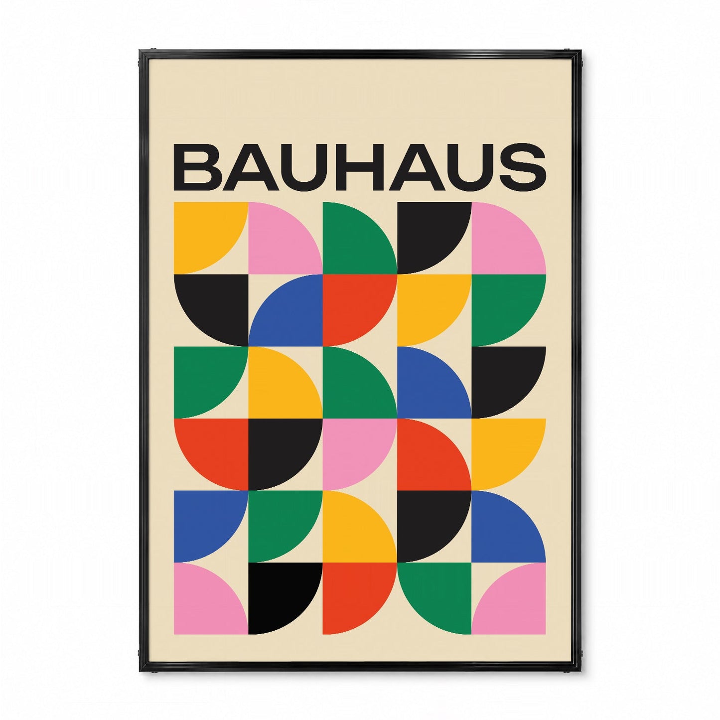 「BAUHAUS Rainbow Quarters」バウハウスデザインポスター - Ink Jp